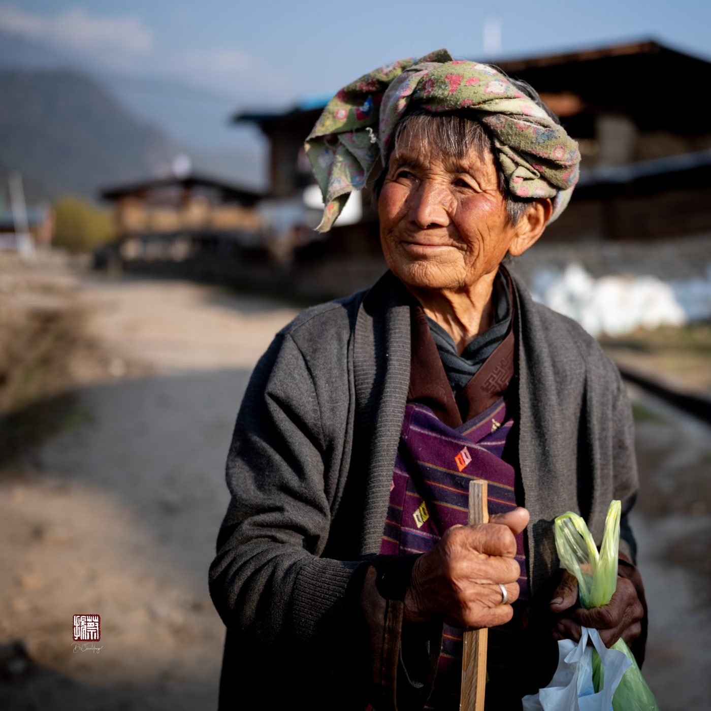 Woman on the street, Bhutan, 2025