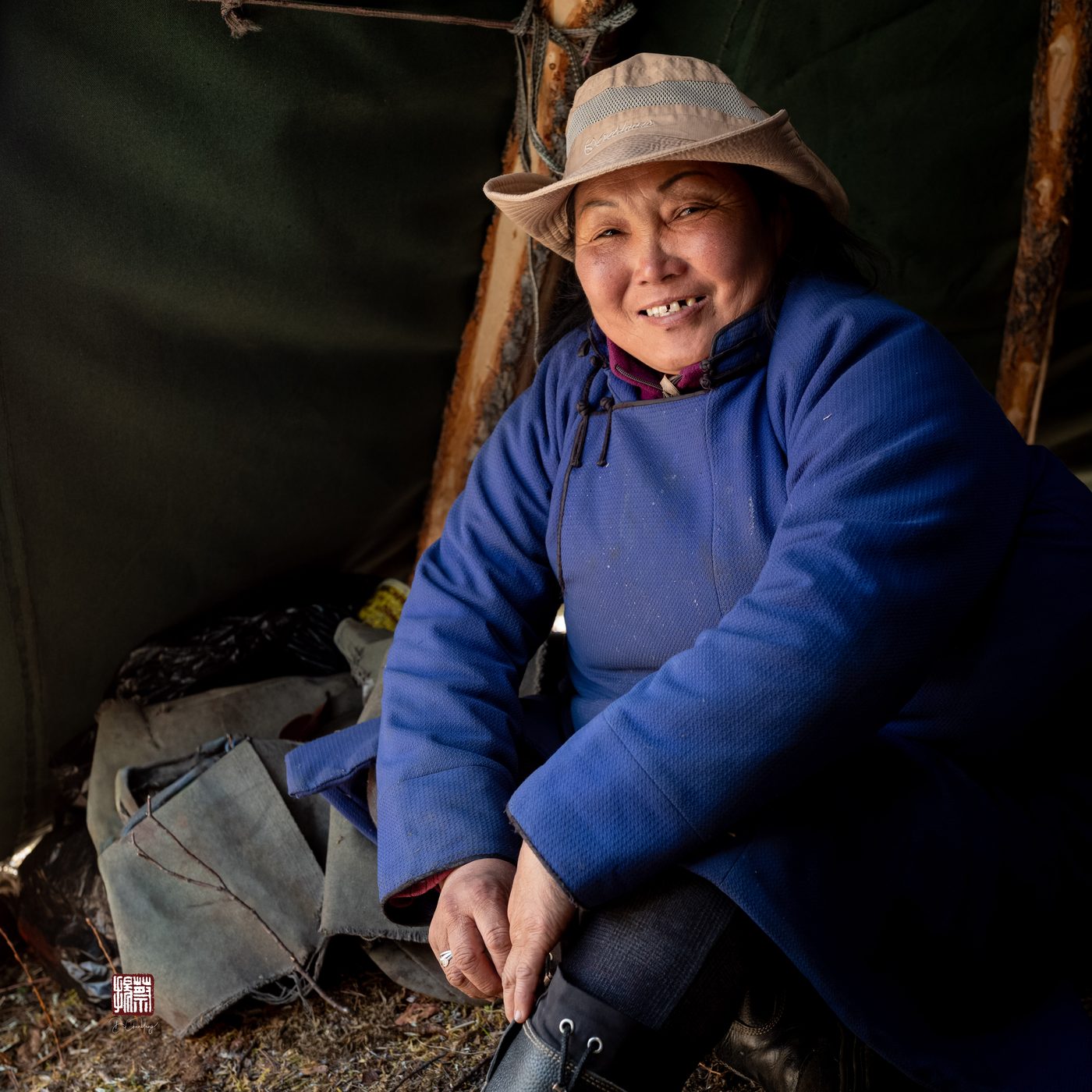 Dolgormaa, reindeer herder, Mongolia, 2025